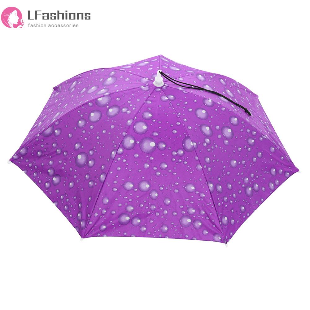 ❀ Zalo ❀ - Mũ dù có thể gập lại ngoài trời che nắng chống thấm nước mũ nón cắm trại