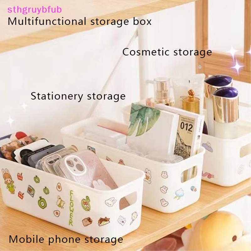 Hộp đựng điện thoại di động sthb hộp đựng mỹ phẩm ins al hộp đựng mỹ phẩm dung tích lớn giỏ đựng đồ lặt vặt tặng nhãn dán vn