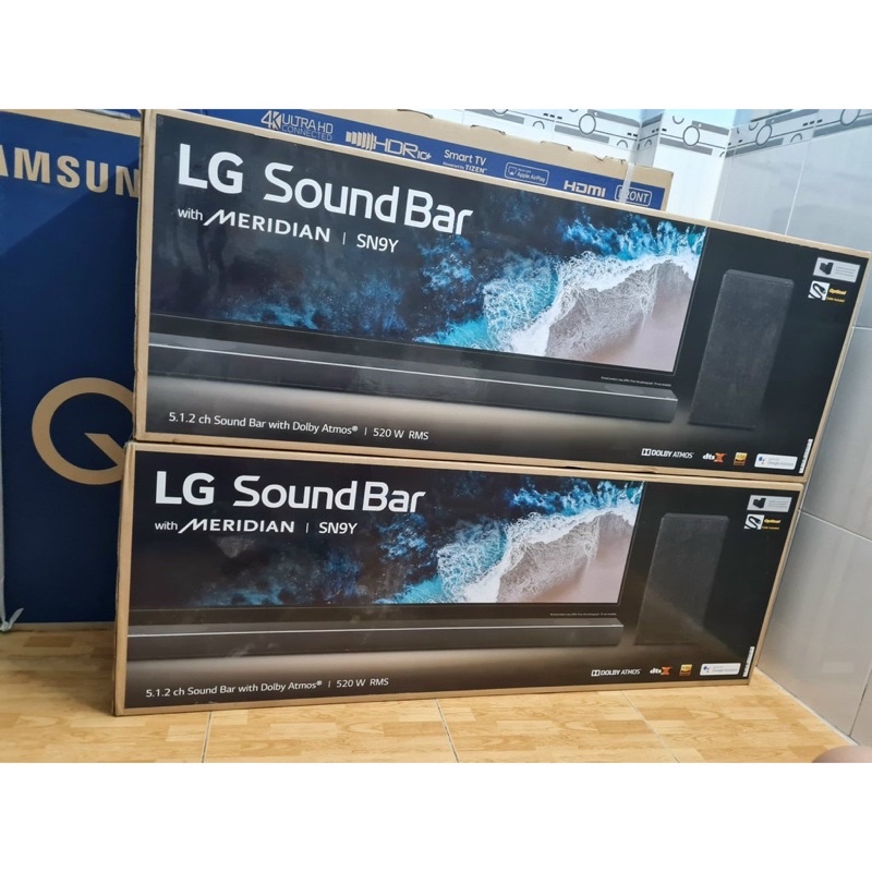 Loa Thanh Soundbar LG SN9Y 5.1.2 Ch, công suất 520w hàng chính hãng cao cấp