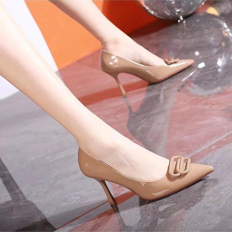 Giày Cao Gót Mũi Nhọn Plus Size Cho Nữ