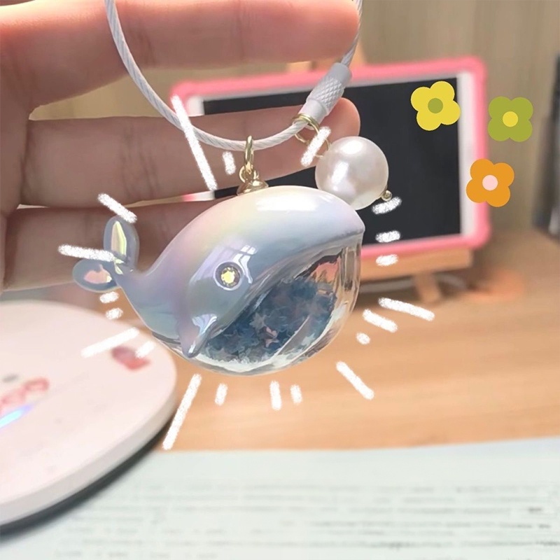 Móc Khóa Hình Cá Voi Hoạt Hình Dễ Thương