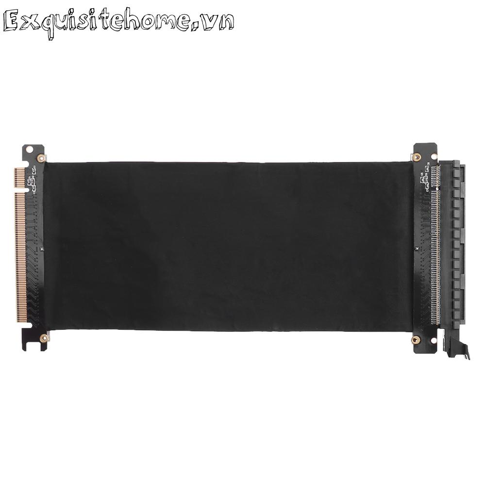 Cáp mở rộng pcie 3.0 16x 180 độ pcie 16x đến 16x thẻ riser linh hoạt