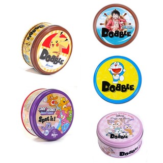 Lin spot it game phim hoạt hình anime dobble pokemon doraemon english cards board game for party kids quà tặng