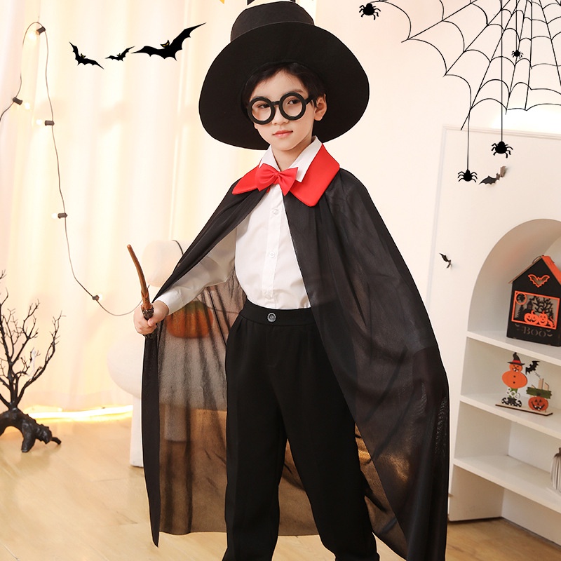 Trang phục halloween phù thủy áo choàng phụ nữ đàn ông cái chết mũ trùm đầu áo choàng