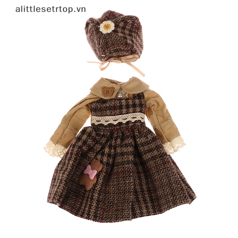 Alittlesetrtop váy búp bê thời trang búp bê quần áo phụ kiện đồ chơi cho 1/6 búp bê cô gái công chúa váy trẻ em ăn mặc đồ chơi.