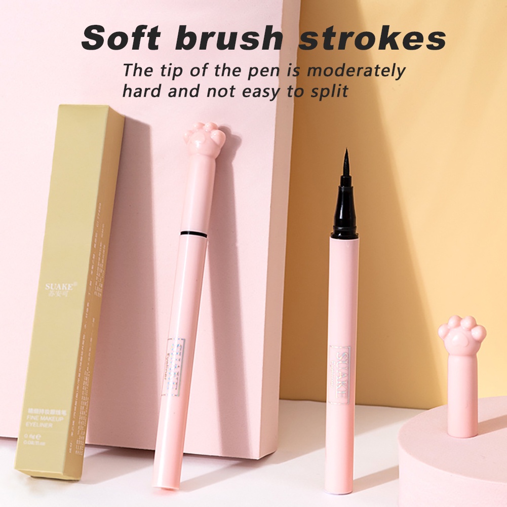 Miss Rose Suanke Bút Kẻ Mắt Dạng Lỏng Nhanh Khô Chống Thấm Nước Transferpoof Nhanh Khô Lâu Dài Siêu Mịn 0.01mm