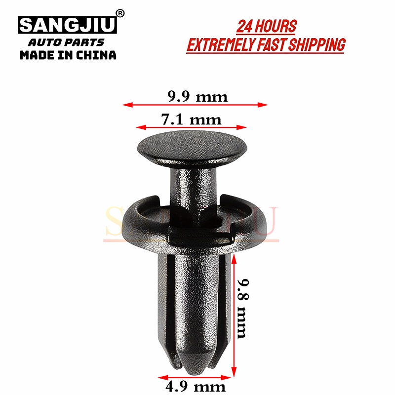 50 chiếc tương thích với toyota chr venza sienna prius corolla avalon scion tacoma prius bumper cover rail clips 90467-05170