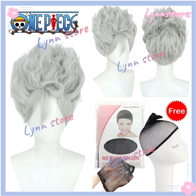 Luffy cosplay trang phục anime one piece gear 5 nika outfit người lớn trọn bộ áo sơ mi trắng + quần + tóc giả + bộ mũ rơm