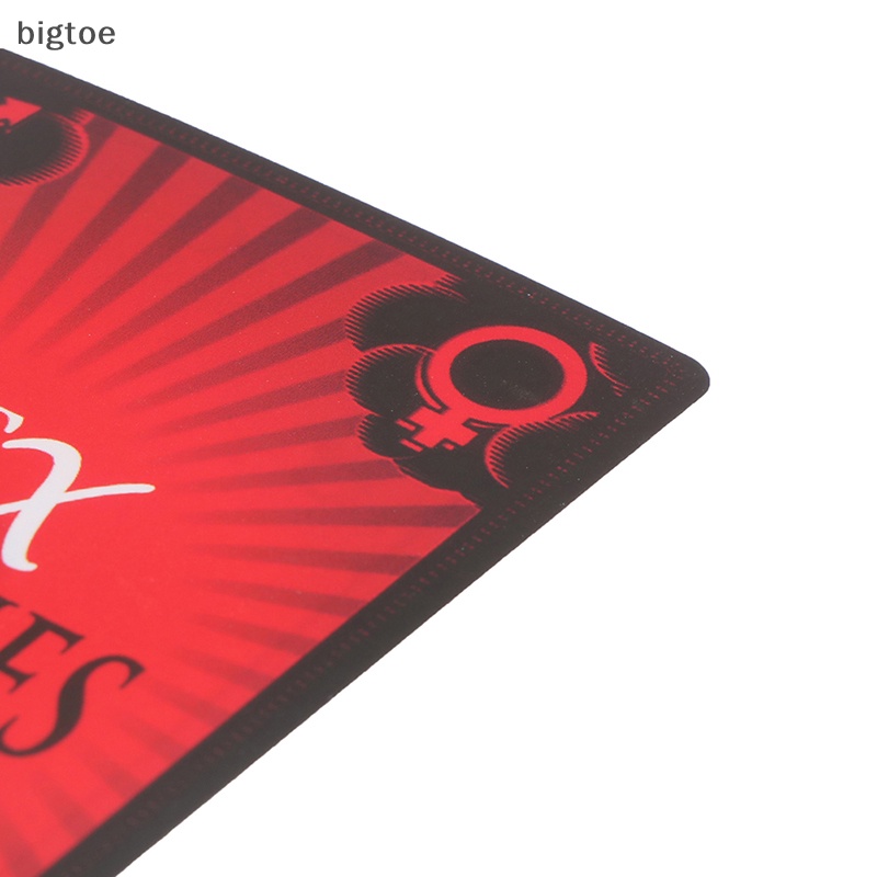 Bigtoe 1box tarot cards cho những người yêu thích bộ bài tarot tình dục cặp đôi bộ bài trò chơi bài vui nhộn bộ bài boutique