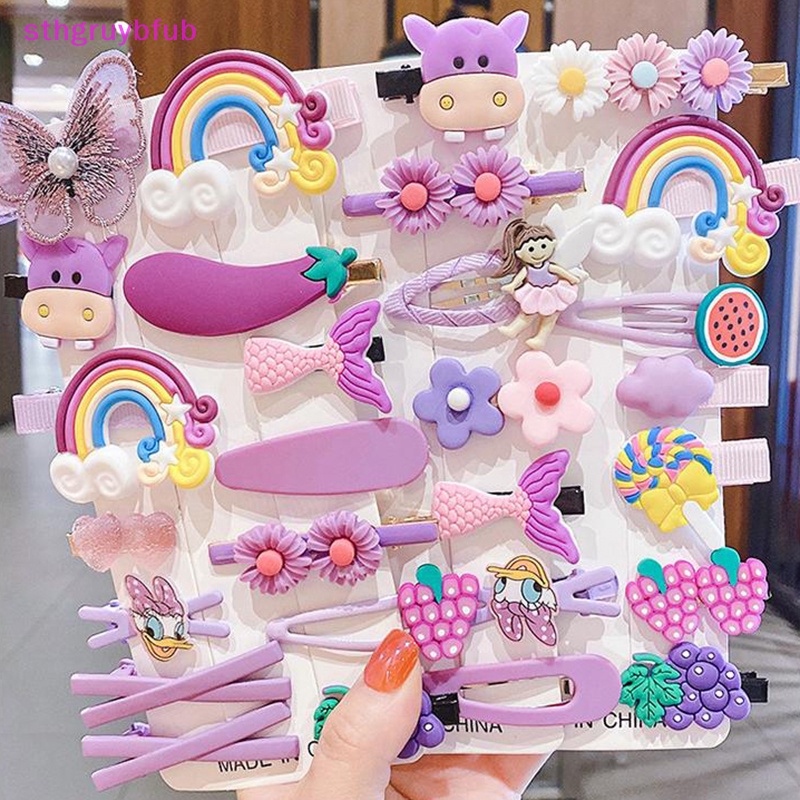 Set 14 Kẹp Tóc Hình Thỏ Dễ Thương Cho Bé vn