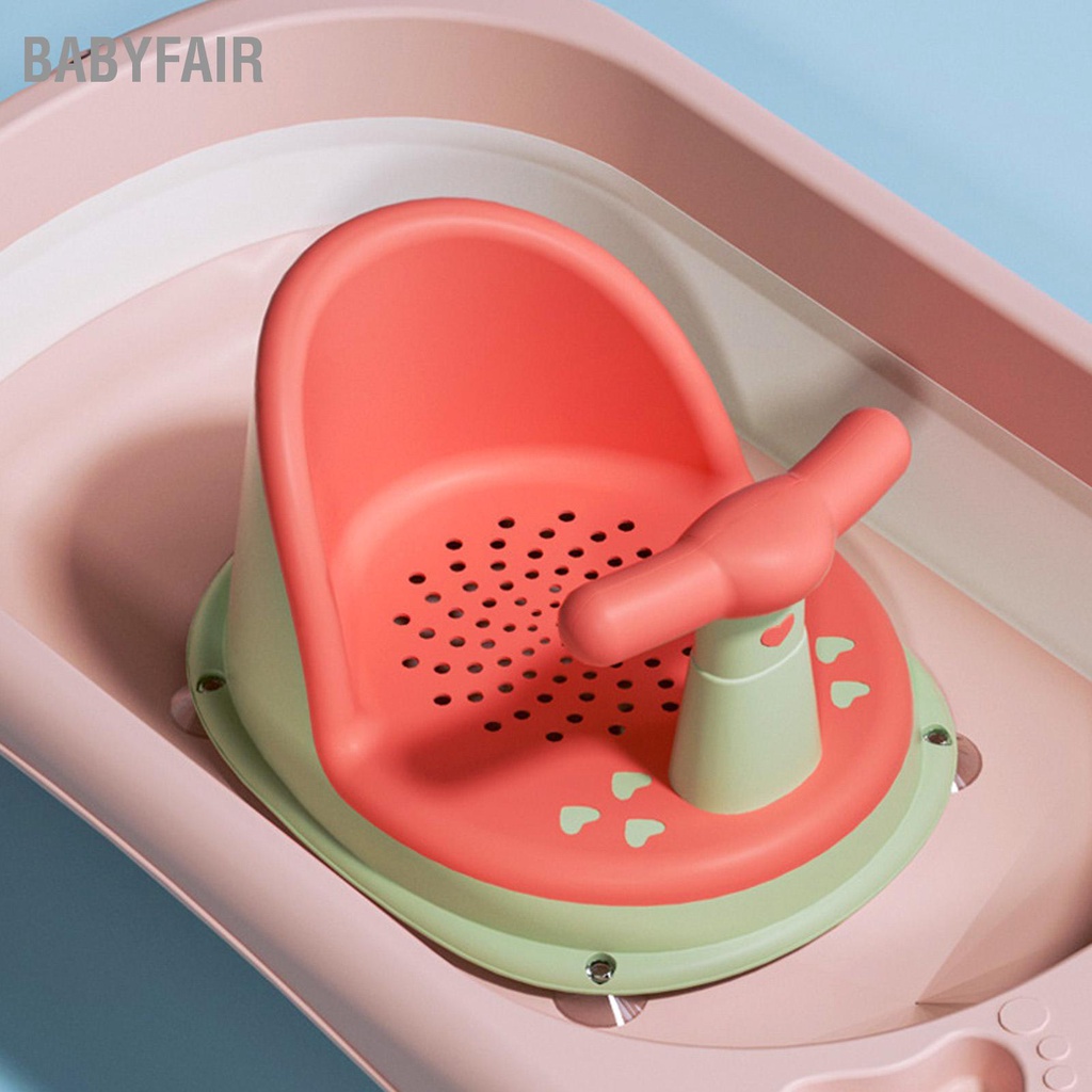 Babyfair Ghế Tắm Cho Bé Có Thể Điều Chỉnh Công Thái Chống Trơn Trượt Trẻ Sơ Sinh Ngồi Bồn Giác Hút Mạnh Mẽ