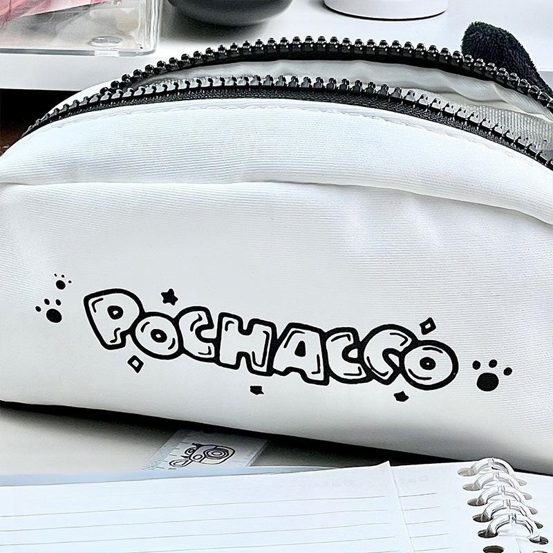 Pochacco Đựng Kawaii Dây Kéo Sang Trọng Công Suất Lớn Văn Phòng Học Sinh Túi Đựng Bút Anime Đồ Dùng Trang Điểm Văn Phòng Phẩm Tổ Chức Truing1