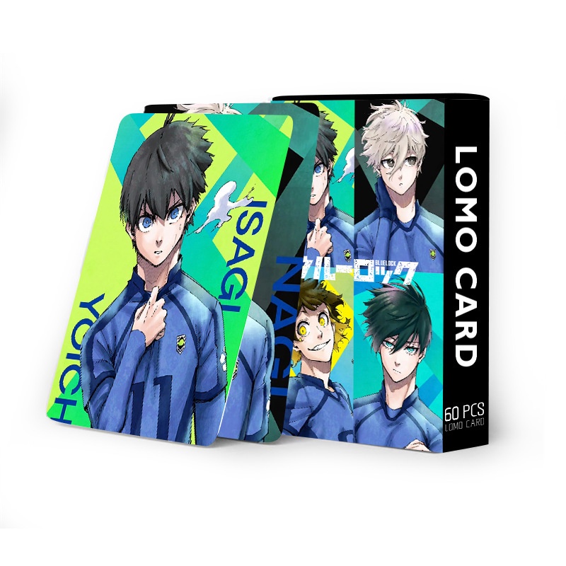 Anime BLUE LOCK Photocard Double Sided Collectible Lomo Card