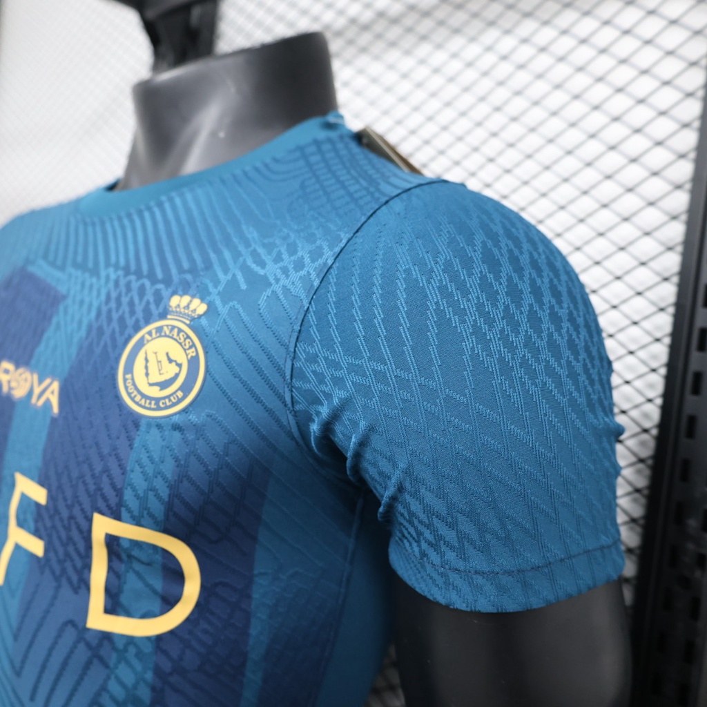 Áo Thun Bóng Đá Ngắn Tay Chất Lượng Cao al-nassr away 2324