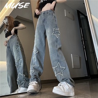 TINGTIAN quần ống rộng quần nữ jean phong cách Retro Ống Rộng siêu đẹp 2023 MỚI  fashion Thanh lịch Beautiful Unique A27L0E3 36Z230909
