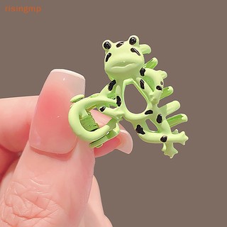 Kẹp tóc ếch vui nhộn thiết kế thời trang cá tính phim hoạt hình dễ thương ếch kim loại kẹp tóc phụ nữ phụ kiện tóc