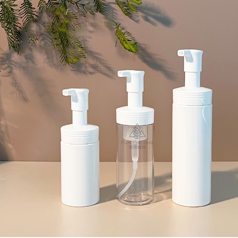 100ml 150ml 200ml chai tạo bọt pet bơm rỗng mousse lỏng rửa tay chai đựng xà phòng có nắp che bụi