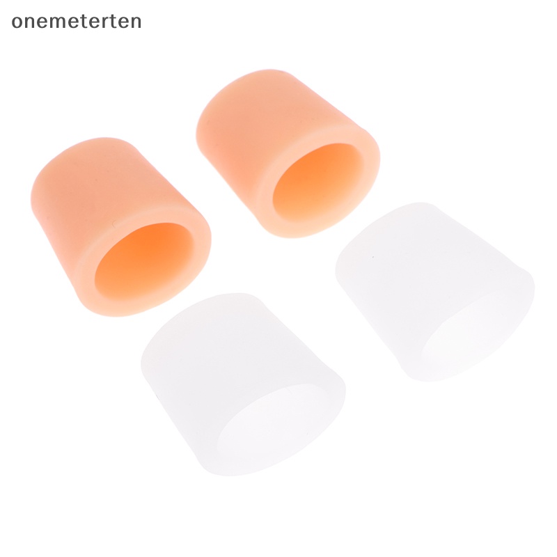 Rten 1 cặp đuôi ngón tay silicone gel bảo vệ ngón chân ống tay áo bắp phồng rộp bunion corrector straightener protector foot care n