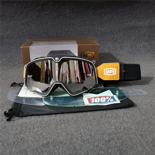 Kính Bảo Hộ Gắn Mũ Bảo Hiểm Phong Cách Retro 100% Vintage Kính Kính cào cào 100% Vintage