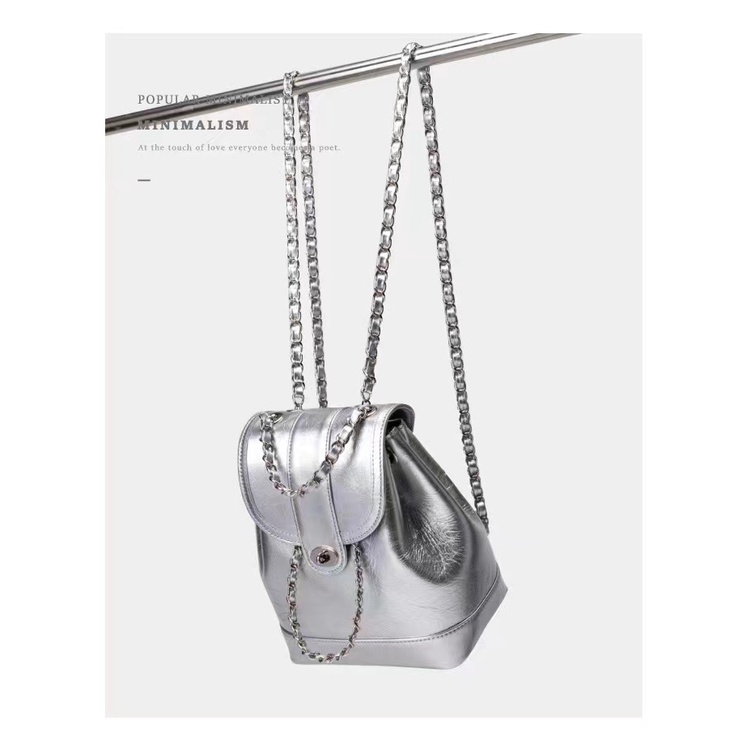 Ba Lô Da Sáp Dầu Thời Trang Hàn Quốc Mới 2023 Cho Nữ