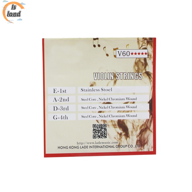Dây Đàn Violin Bằng Thép Không Gỉ Mạ Niken Thay Thế Tiện Dụng