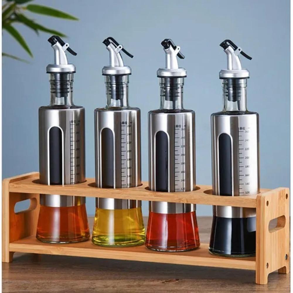 Bình Thủy Tinh Inox Đựng Gia Vị Đa Năng Tiện Dụng Cho Nhà Bếp