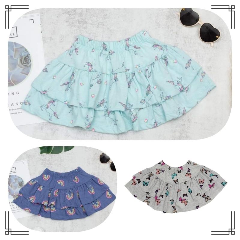 Chân váy thun cotton 2 tầng xinh xắn cho bé 10-35 kg