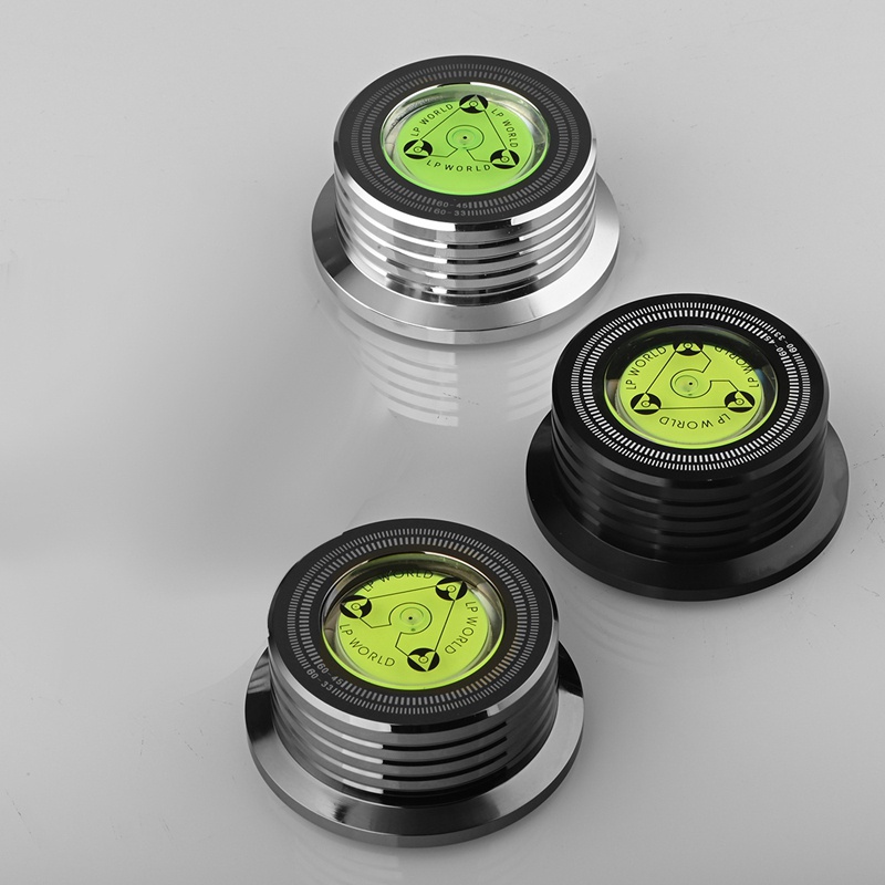 Bộ Ổn Định Đĩa Máy Nghe Nhạc Vinyl LP 60Hz Bằng Hợp Kim Nhôm Kèm Kẹp Trọng