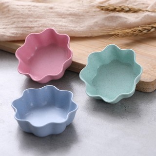 Đĩa Đựng Thức Ăn Mini Hình Trái Tim Bằng Lúa Mạch Dễ Thương
