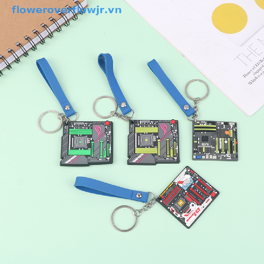 Fjr Móc Khóa Hình Bo Mạch Chủ Mini Sáng Tạo Phụ Kiện Ba Lô Ô Tô