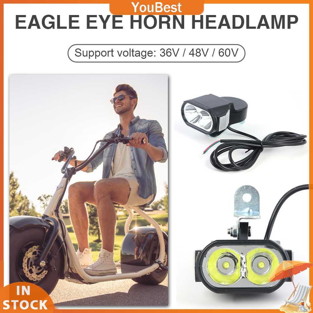 Đèn Pha Led 36V 48V 60V chất lượng cao cho xe đạp điện Chuyên Dụng Cho Xe Đạp Điện thế hệ mới siêu sáng