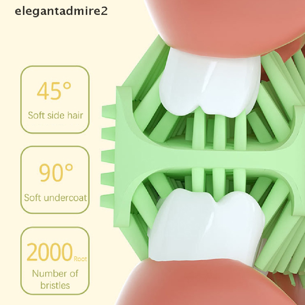 1 Bàn Chải Đánh Răng Silicone Hình Chữ U Cho Bé