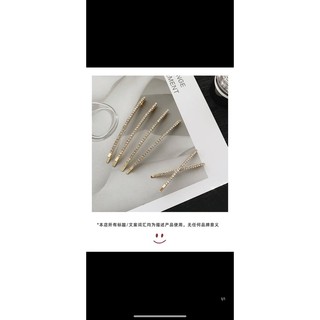 Set 2 Kẹp Tóc Mái Đính Đá Lấp Lánh Tocbongbenh