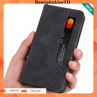 [Giá sỉ] Bao da nam châm Samsung Note 10 Plus, Note 9, Note 8, bao da điện thoại kiểu ví, da mịn