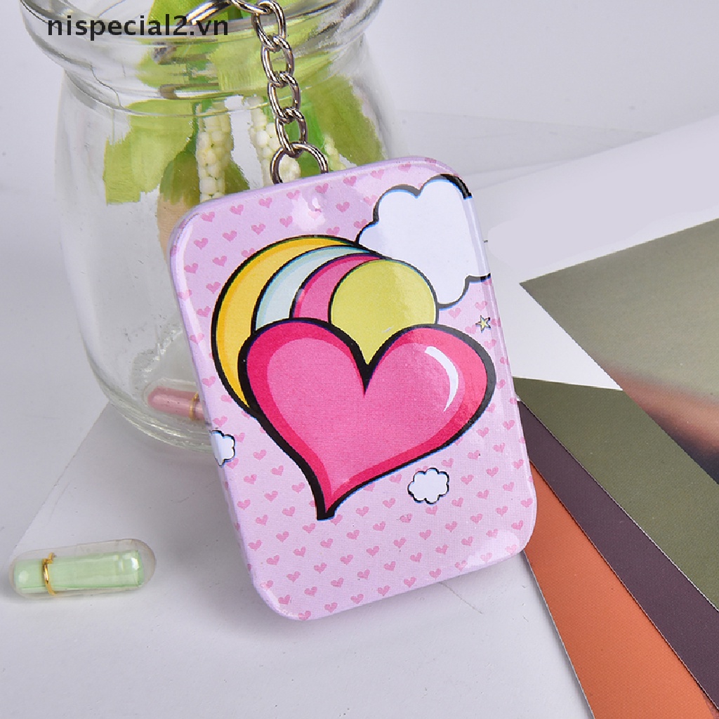 Hộp Thiếc Rỗng Hình Chữ Nhật Đựng Trà / Kẹo / Trang Sức Tiện Dụng