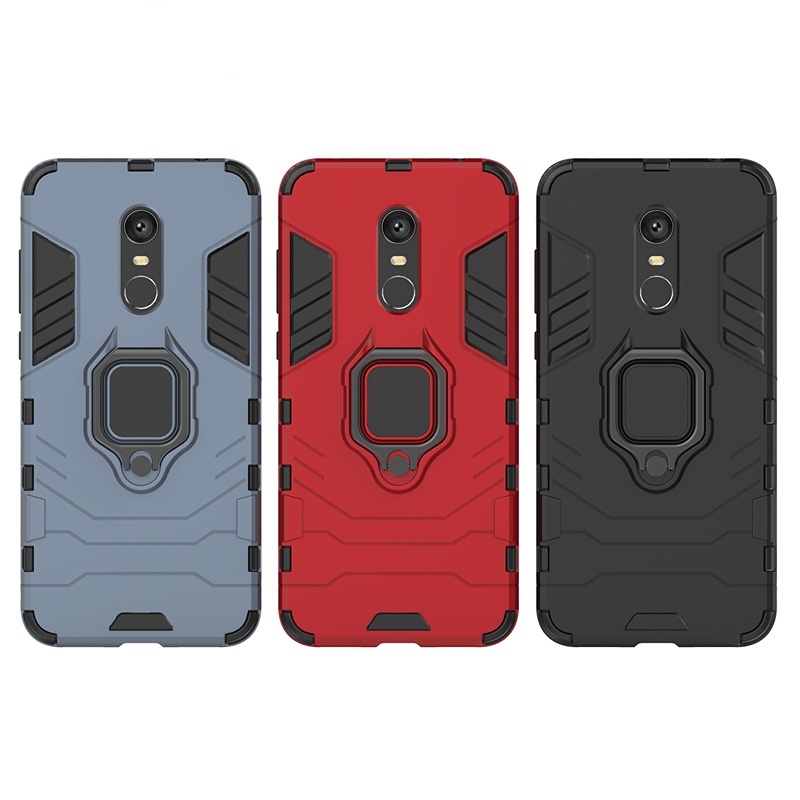Ốp Lưng Xiaomi Redmi 5 Plus Có Vòng Khuyên Đỡ Điện Thoại Và Nam Châm Gắn Xe Ô Tô