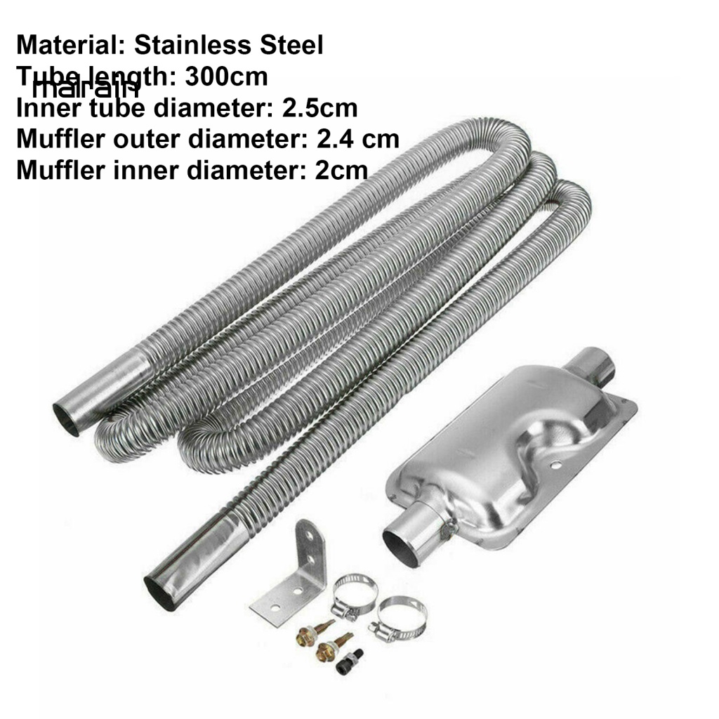 Ống Xả Khí Ga Bằng Thép Không Gỉ Chuyên Dụng Cho Xe Hơi SUV