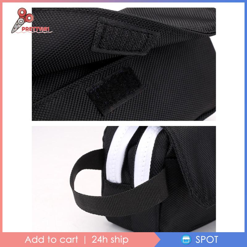 [Prettyia1] Túi Đựng Bút / Đồ Trang Điểm Sức Chứa Lớn Có Dây Kéo