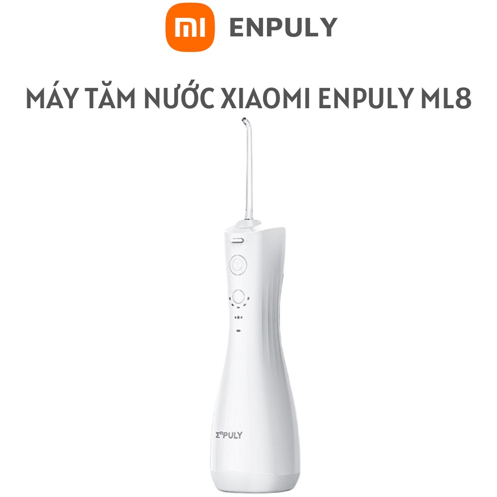 Máy tăm nước mini Xiaomi Enpuly ML8  Chống Thấm Nước IPX7 Dung Tích 250ml /  M6 Plus nhỏ gọn di động Kèm vòi thay thế