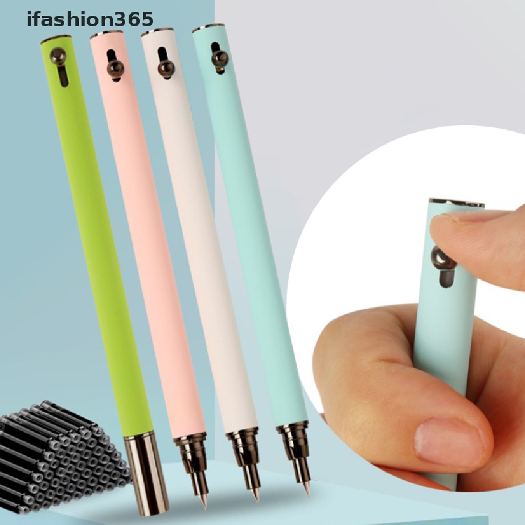 Bút Mực Dạng Nhấn Chuyển Đổi Ngòi EF ifashion365 Có Thể Thu Gọn