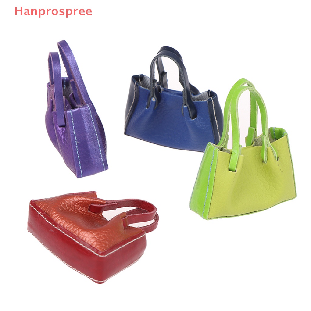 Túi Xách Da PU Trang Trí Nhà Búp Bê Tỉ Lệ 1 / 6 1 / 12