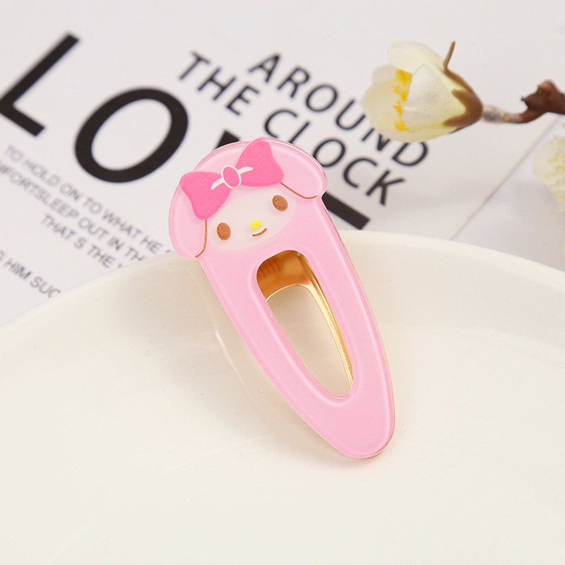 Kẹp Tóc Mái Bên Họa Tiết Hoạt Hình Phong Cách Nhật Bản Kiểu Mới Cho Bé Gái Sanrio Cinnamon bb