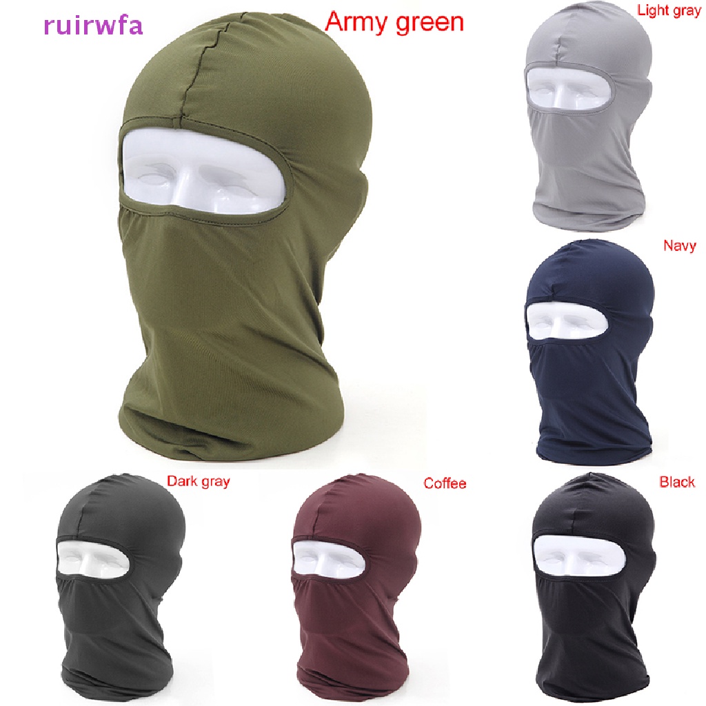 Ruirwfa Khăn Trùm Đầu Che Mặt Và Cổ Chống Nắng Chống Tia UV Mùa Hè Cho Nam Và Nữ Mới