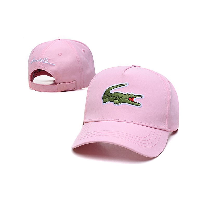 Mũ Lưỡi Trai Lacoste 100% Chính Hãng Thêu Họa Tiết Cá Sấu Phối Kim Loại Có Thể Điều Chỉnh Cho Nam Và Nữ