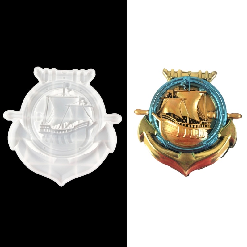 Khuôn Silicone Tạo Hình Làm Mặt Dây Chuyền Hình Mỏ Neo DIY