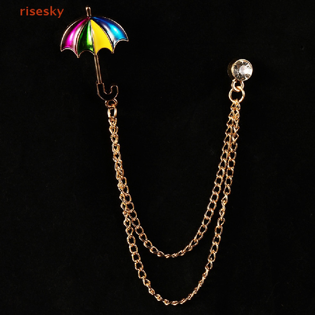 Ghim Cài Áo Hình Vương Miện / Hoa Đính Pha Lê Phối Dây Xích Tua Rua Thời Trang Cho Nam Và Nữ