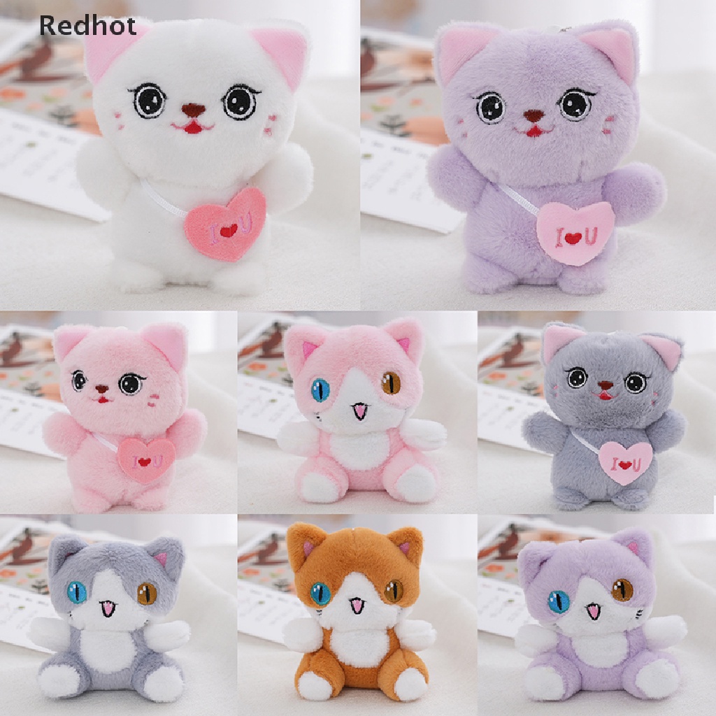 1 Móc Khóa Hình Mèo Nhồi Bông 12cm Dễ Thương