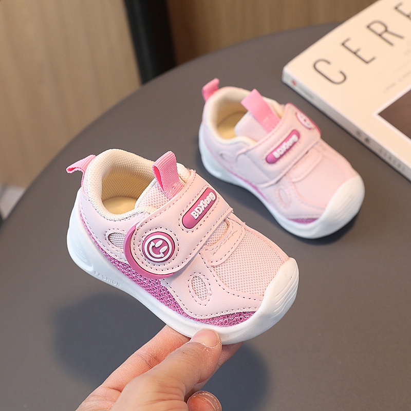 Giày Thể Thao Đế Mềm Thoáng Khí Cho Bé 0-3 Tuổi