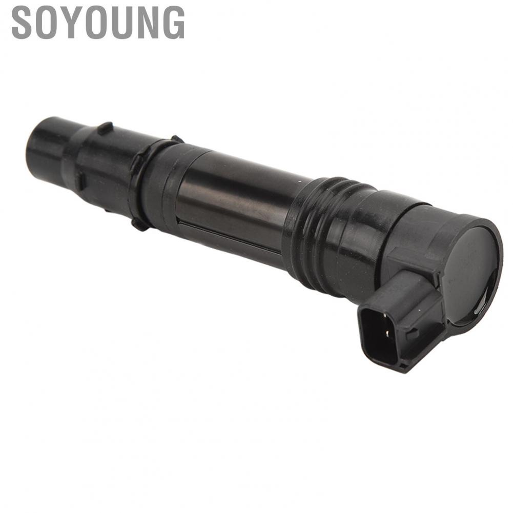 Soyoung Motorcycle Ignition Coil  Compact Structure Anti Aging 21171 0005 Reliable Black for Motorbike