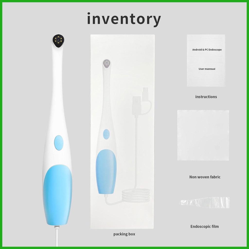 Camera Nội Soi Răng Miệng Không Dây HD 3 Trong 1 Với 6 Đèn LED Cho Nha Sĩ Javn Javn